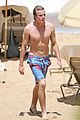 lucy hale more beach fun with shirtless graham rogers 03
