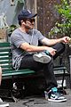 jake gyllenhaal takes his dog for a walk in nyc 10