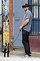 jake gyllenhaal takes his dog for a walk in nyc 18