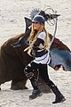 avril lavigne chainsaw action for rock n roll video shoot 05