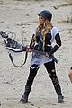 avril lavigne chainsaw action for rock n roll video shoot 19