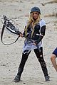 avril lavigne chainsaw action for rock n roll video shoot 20
