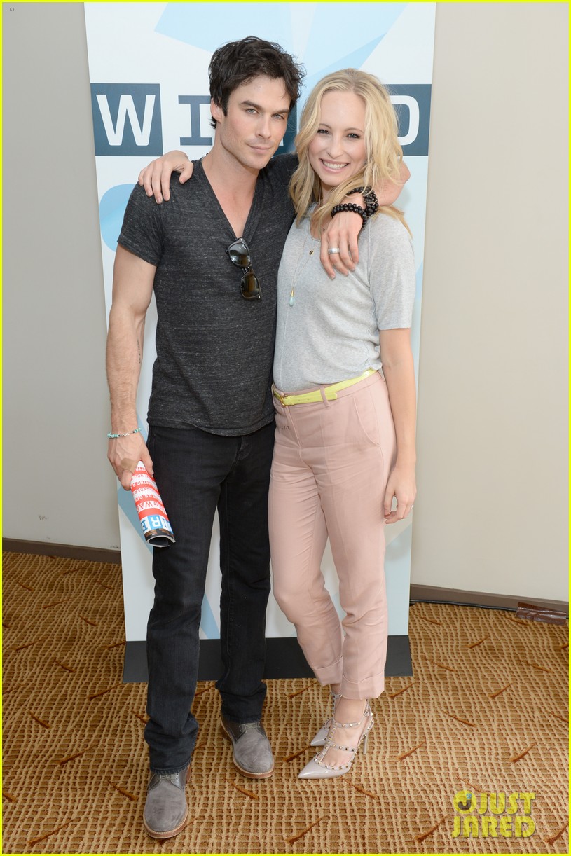 ian somerhalder comic con wired cafe with candice accola 012913260
