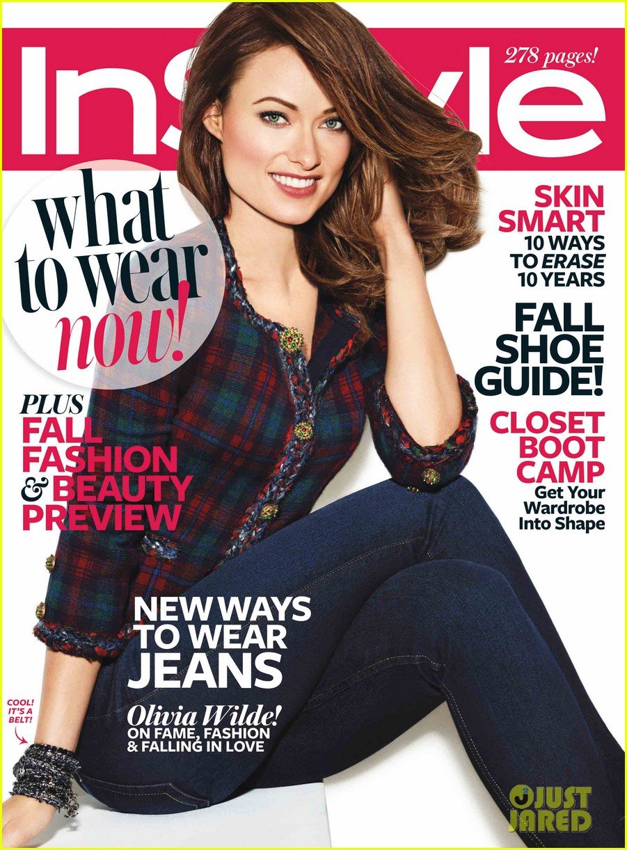 olivia wilde dishes wedding dress details to instyle 012907149