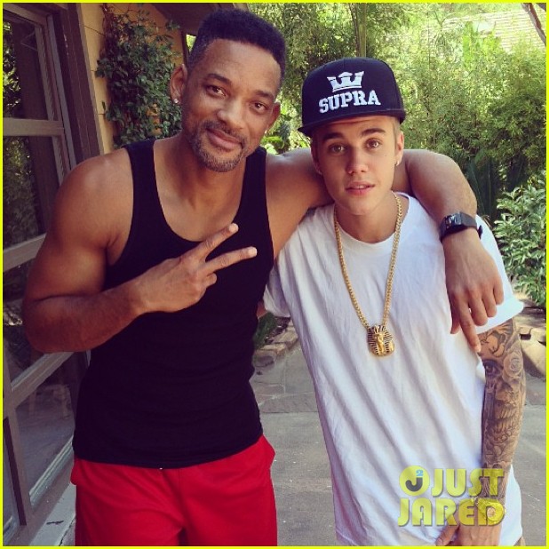 justin bieber hangs with his uncle will smith 022933077