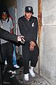 chris brown night out following love more video shoot 15