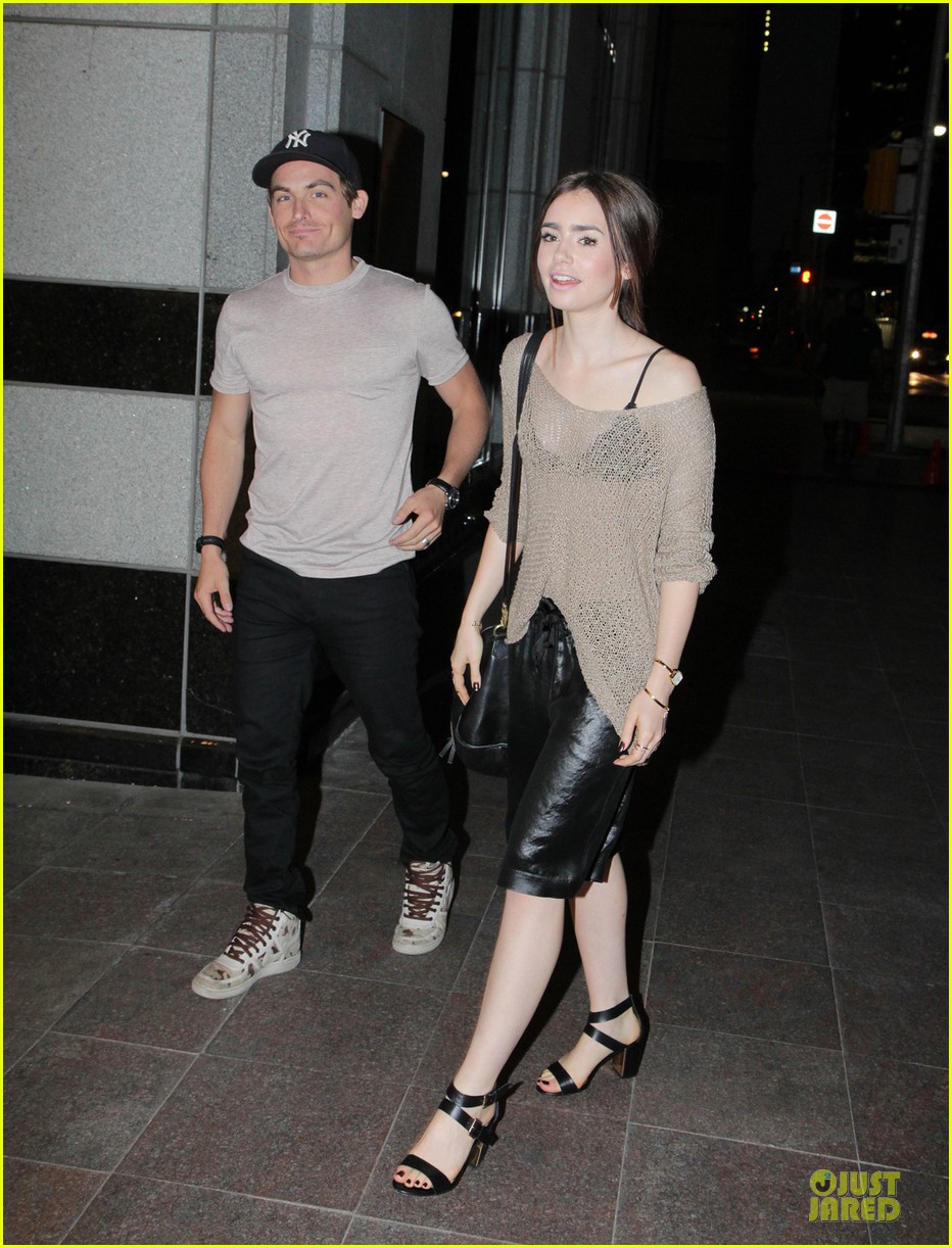 lily collins sheer diner with kevin zegers jaime feld 012931943