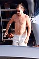 leonardo dicaprio goes shirtless after flyboarding in ibiza 01