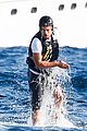 leonardo dicaprio goes shirtless after flyboarding in ibiza 06