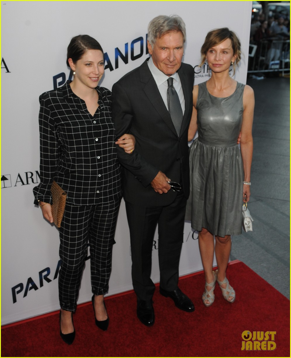 harrison ford paranoia premiere with calista flockhart 062926426