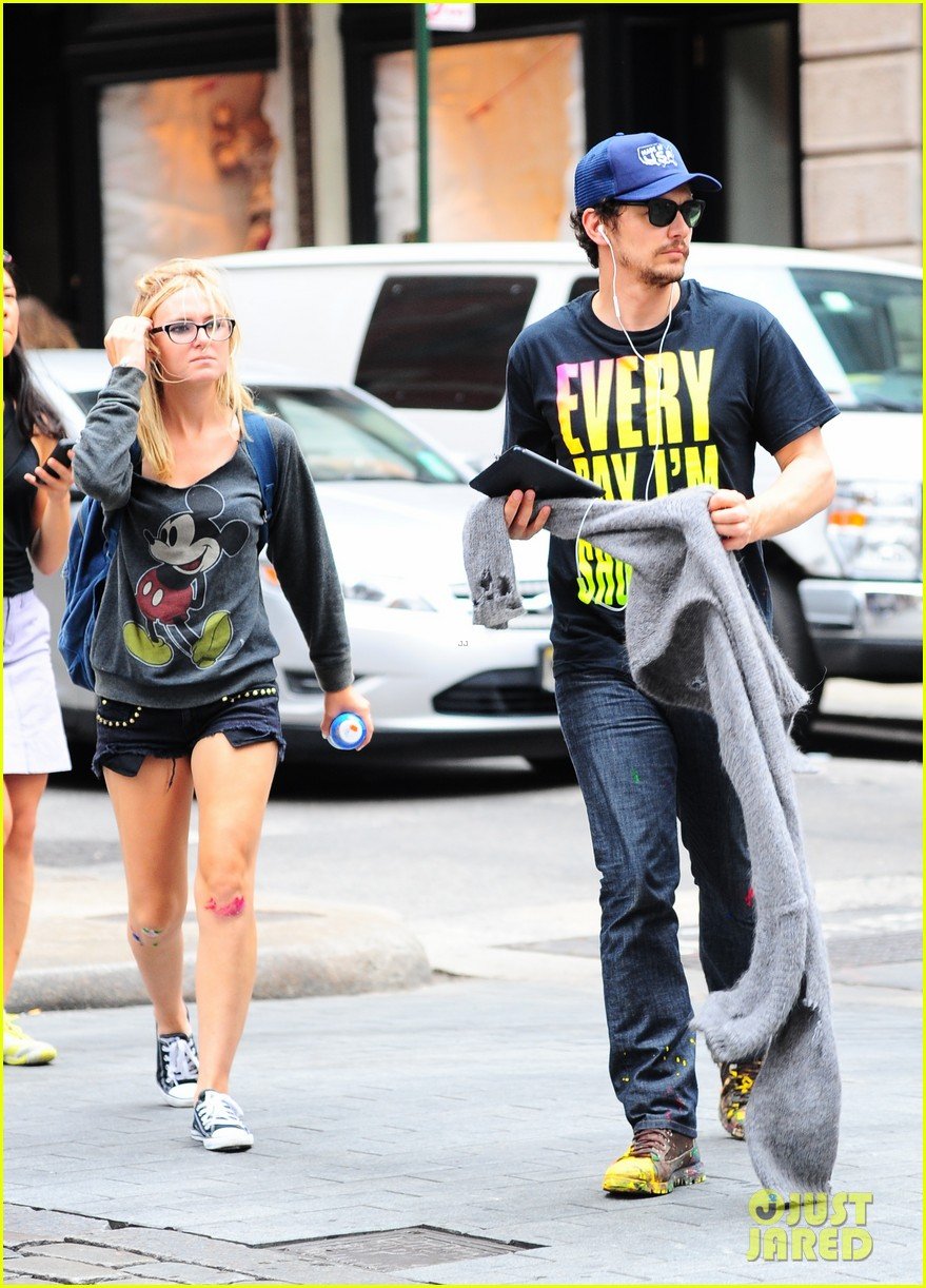 james franco plays with paint in new york city 06