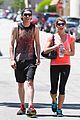 ashley greene jamie campbell bower leave the gym together 03