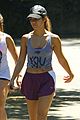 vanessa hudgens shows pierced belly button for hike 02