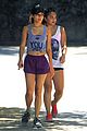 vanessa hudgens shows pierced belly button for hike 03