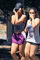 vanessa hudgens shows pierced belly button for hike 12