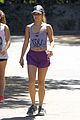 vanessa hudgens shows pierced belly button for hike 14