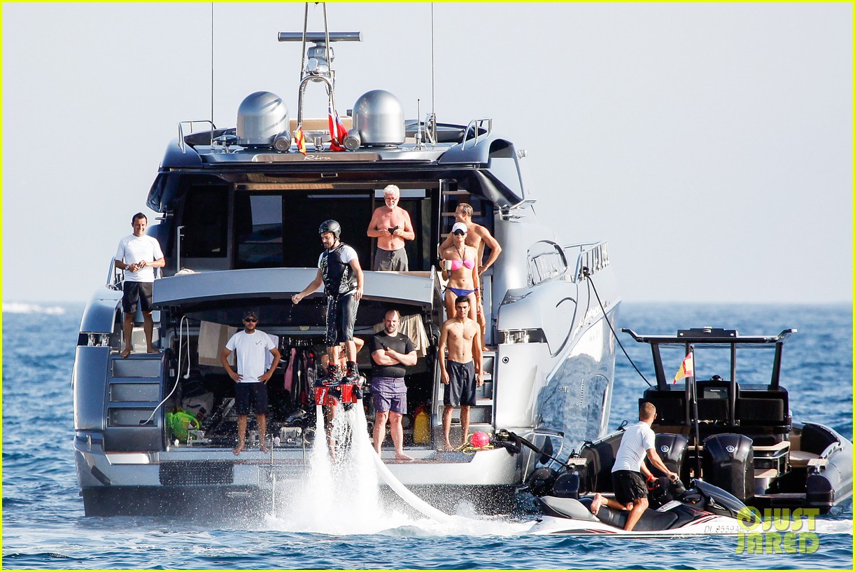 leonardo dicaprio flyboards in the air during ibiza vacation 13