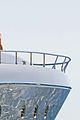 shirtless leonardo dicaprio yachts with toni garrn 06