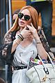 lindsay lohan gets behind the wheel in new york city 04