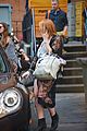 lindsay lohan gets behind the wheel in new york city 17