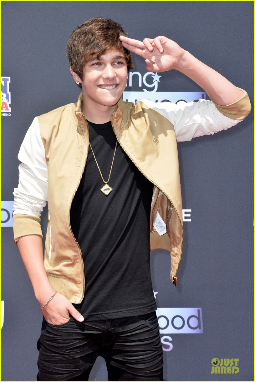 austin mahone becky g young hollywood awards 2013 red carpet 022921738
