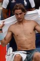 rafael nadal shirtless first round win at the us open 16