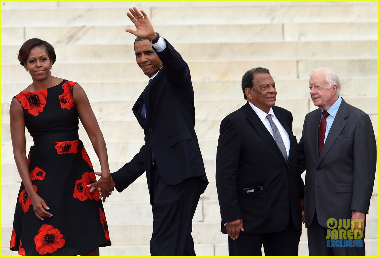 barack michelle obama mark 50 years of i have a dream 15