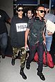 rihanna lax arrivial with the family 03