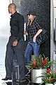 jennifer aniston wraps week with plaid pampering session 01