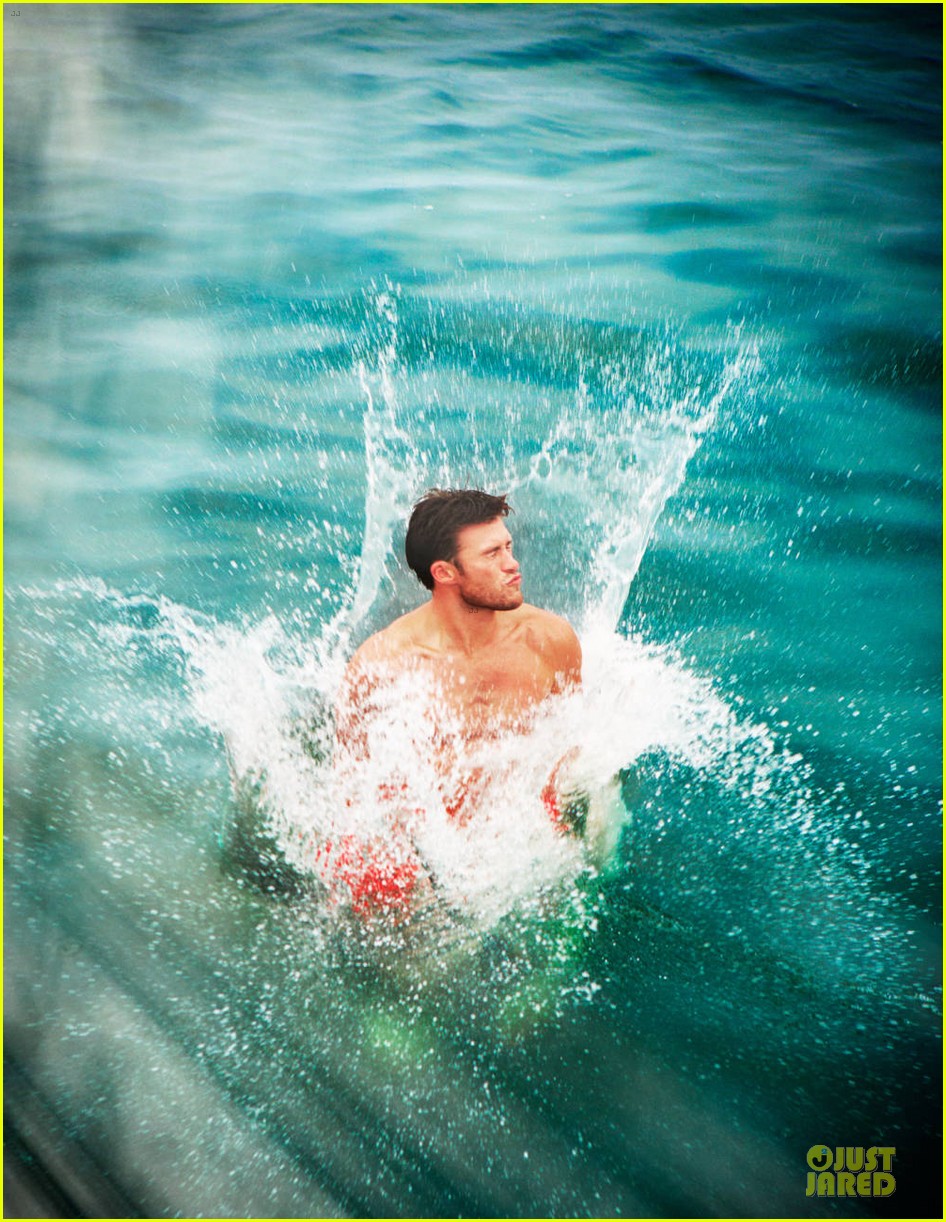 scott eastwood shirtless for town country october 2013 032954427