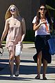elle fanning preps for halloween with mom heather 08