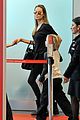 angelina jolie catches a flight with shiloh pax 12