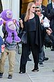 angelina jolie arrives in syd with all six kids 12