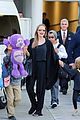 angelina jolie arrives in syd with all six kids 13
