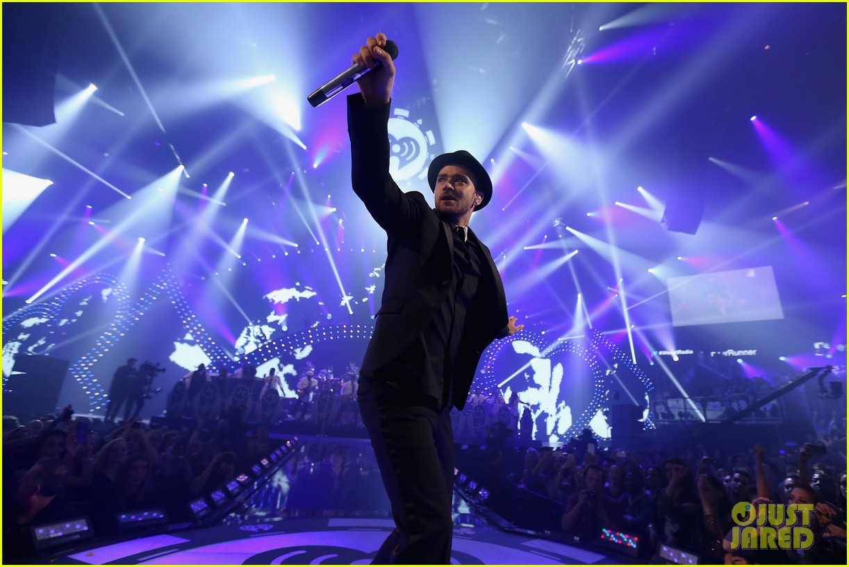 justin timberlake debuts two new songs iheartradio watch 112957349
