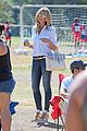 heidi klum tends to henry bloody nose soccer game 16