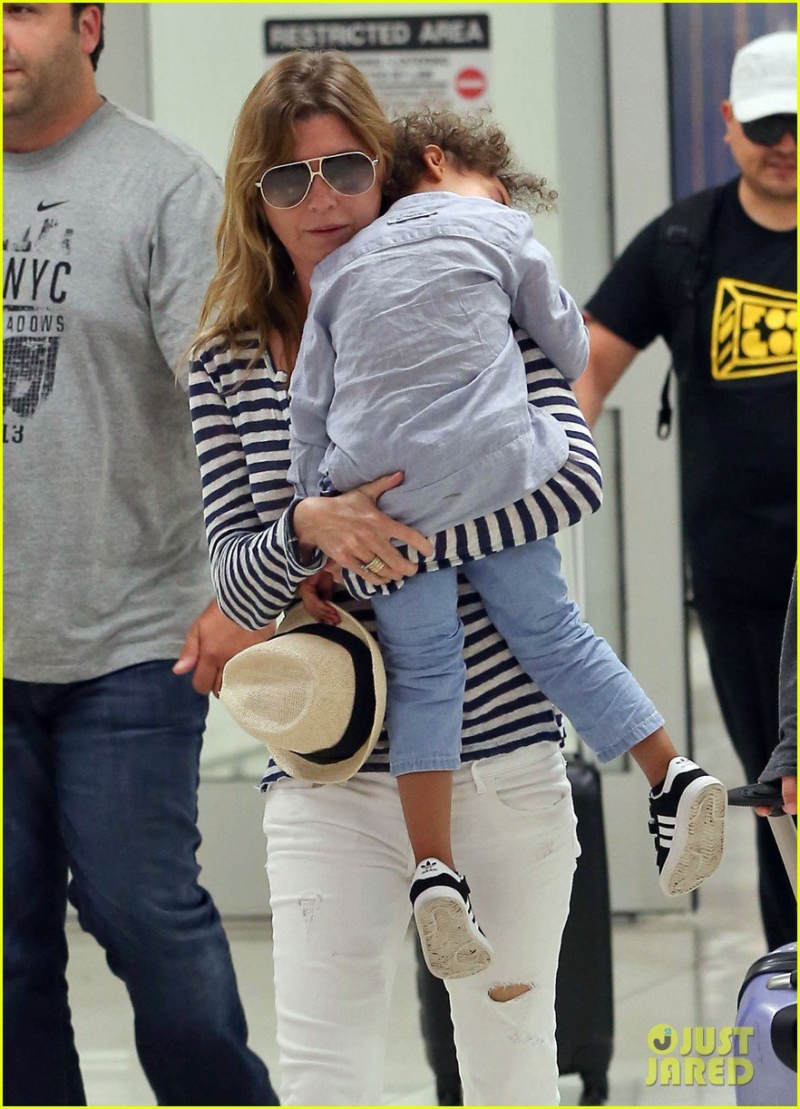 ellen pompeo back to reality after beach vacation 02