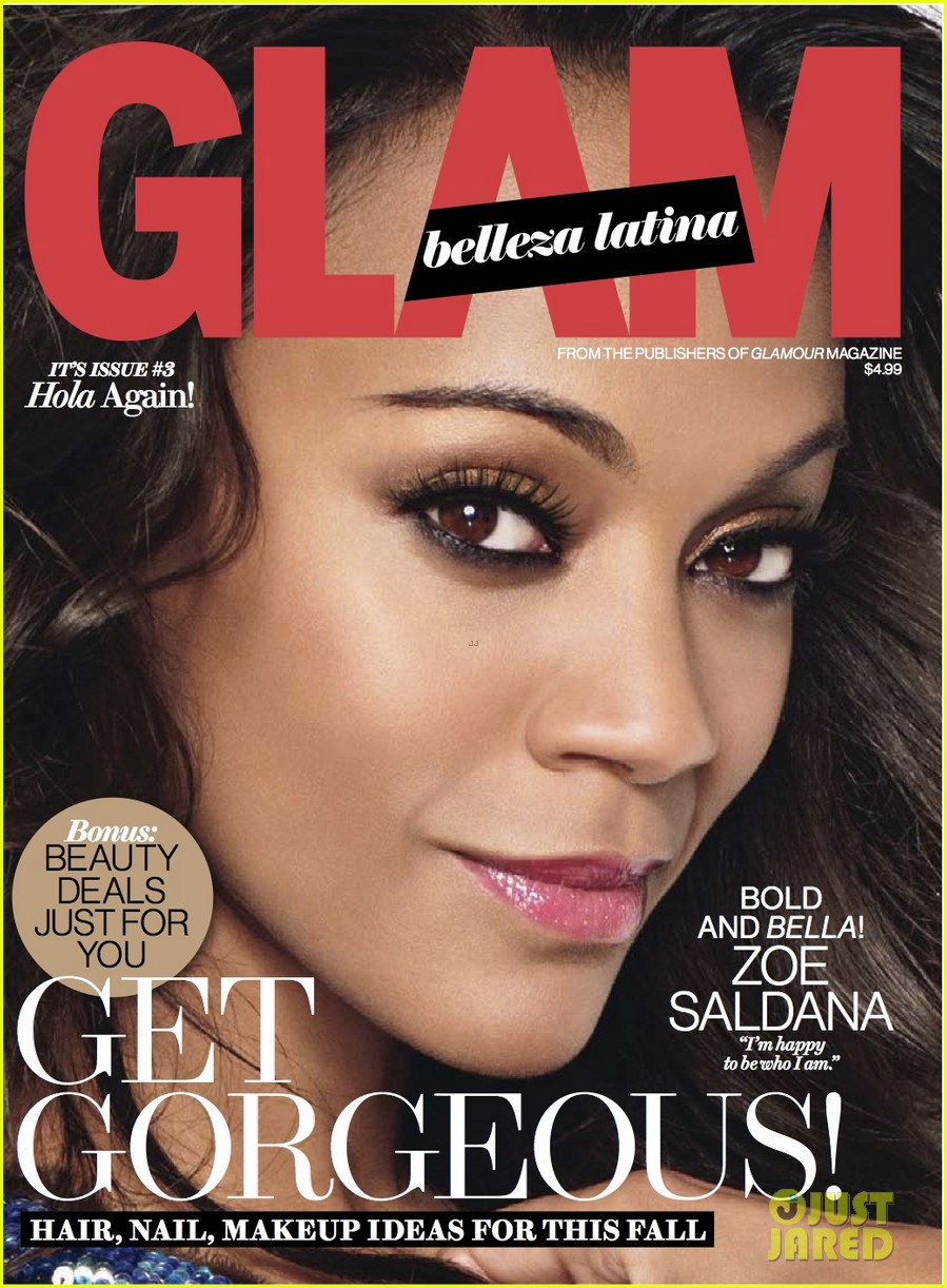 zoe saldana covers glam belleza latina october 2013 03