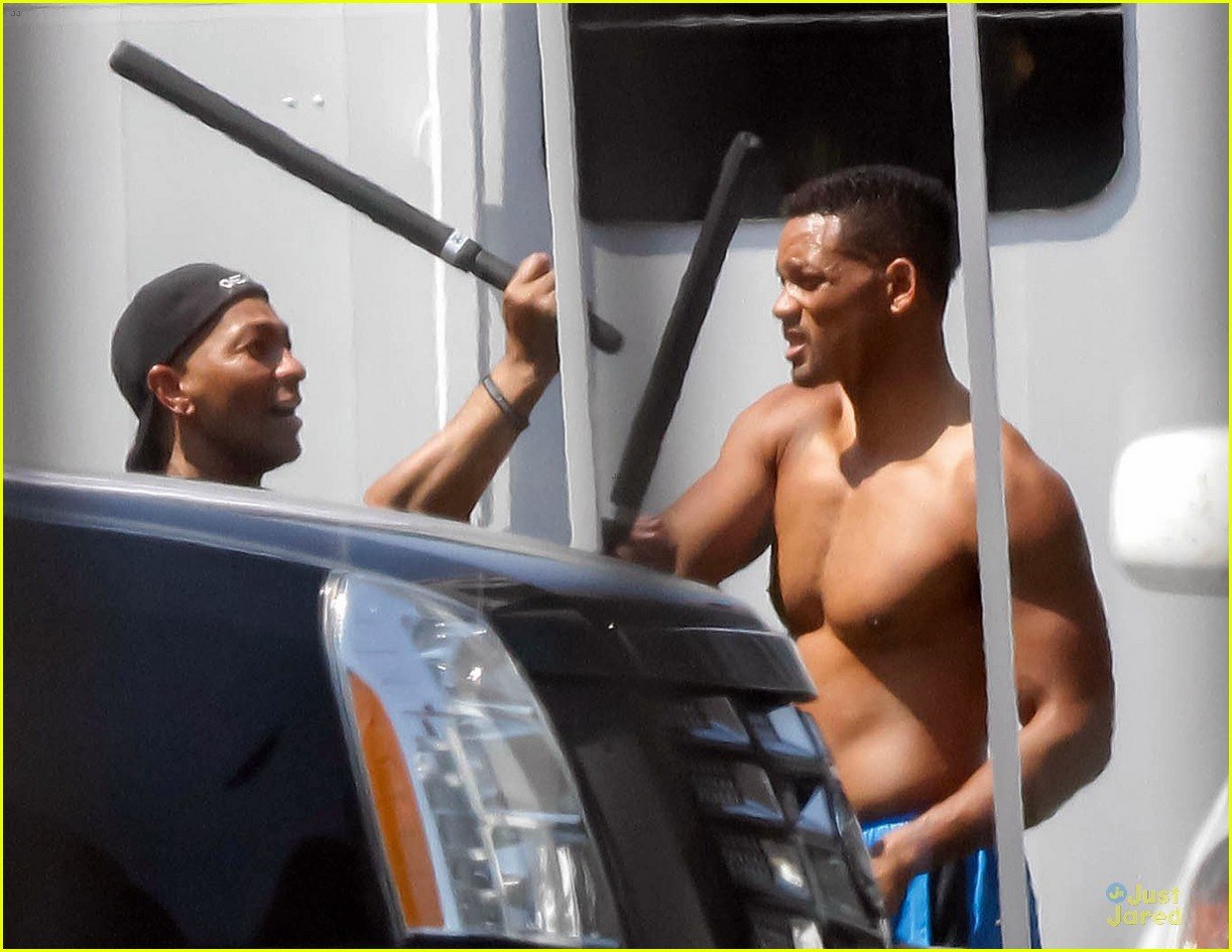 will smith shirtless fighting moves for focus 05