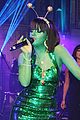 lily allen paints body green for unicef halloween ball 2013 04
