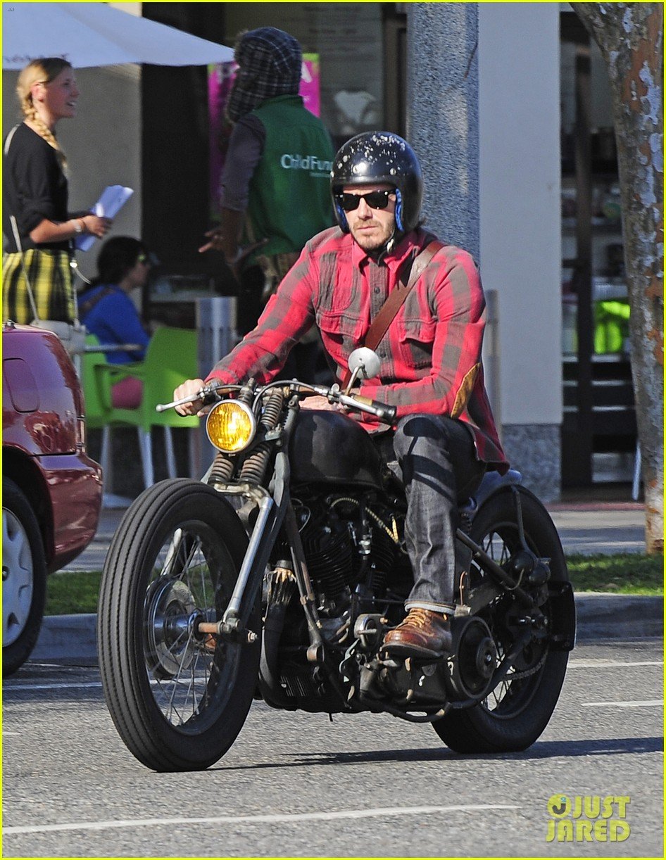 david beckham motorcycle man in weho 012978256