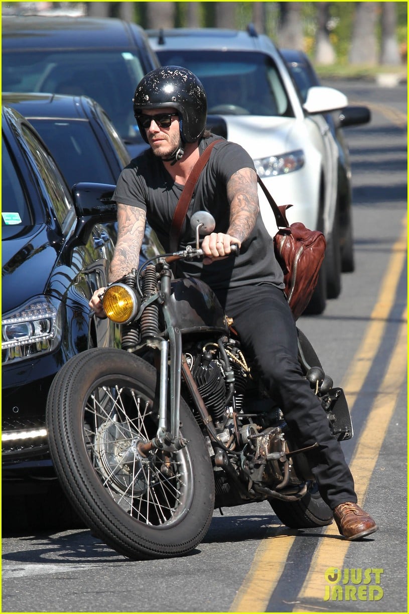 david beckham rides motorcycle in los angeles all week 052975305