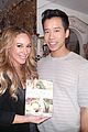 hilary duff supports sister haylie at real girls kitchen signing 04