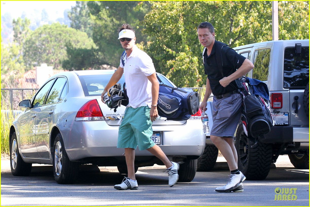Josh Duhamel Golf Course Fun with Male Pal! Photo 2969284 Josh
