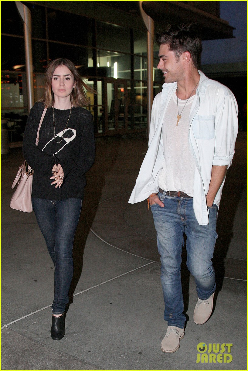 zac efron lily collins movie night out 102971463