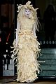 lady gaga steps out in full face powder interesting dress 05