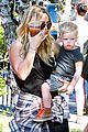 hilary duff mike comrie halloween party with luca 09