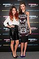 vanessa hudgens shows off multi colored hair with miranda kerr at hearst event 02