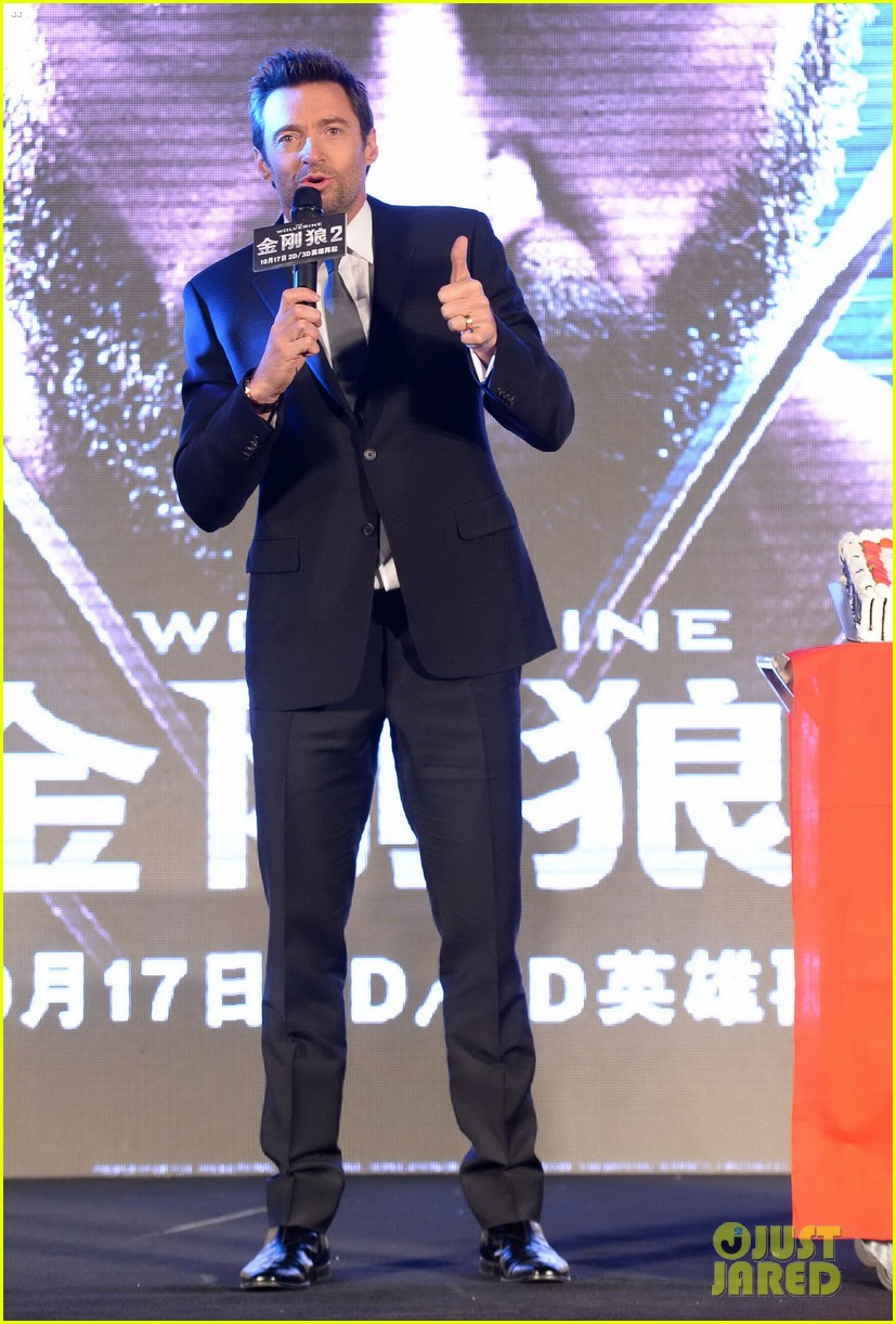hugh jackman premieres the wolverine in china 152972680