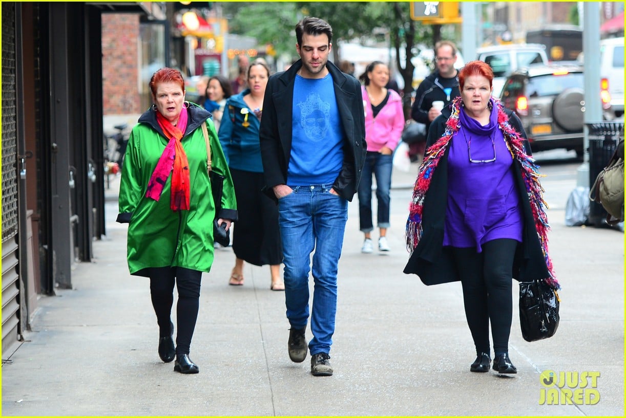 zachary quinto go see big fish on broadway 10